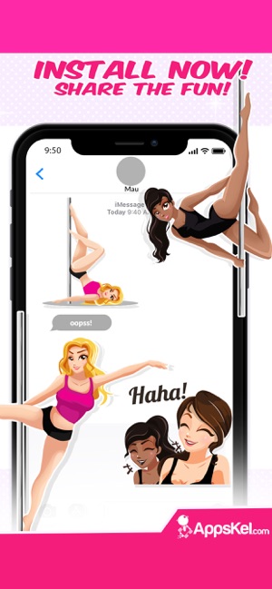 Pole Dancing Stickers Emoji(圖5)-速報App