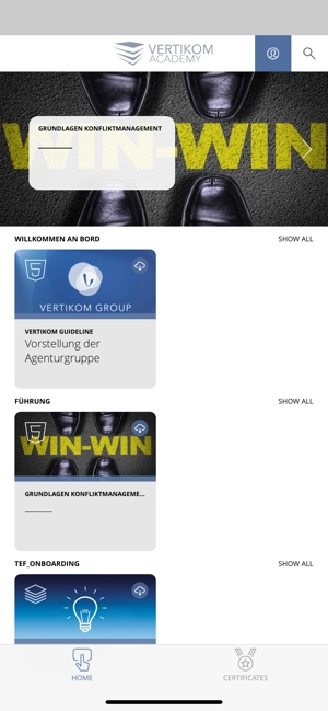 Vertikom Academy für iPhone