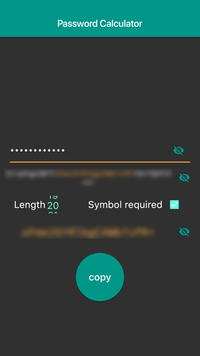 Password Calculator screenshot 2
