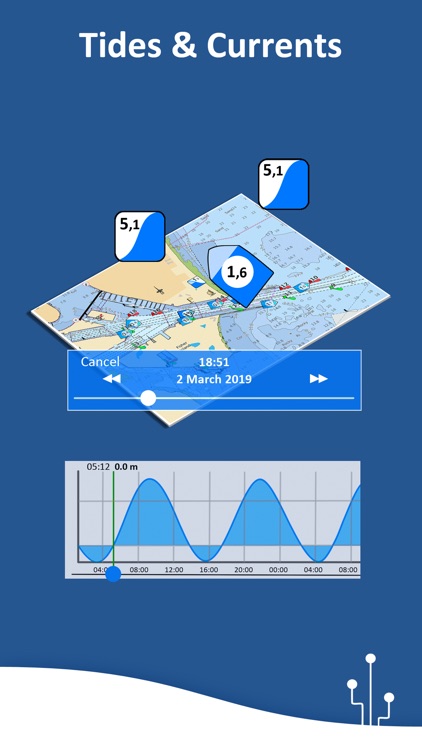 Aqua Map: Marine & Lake charts