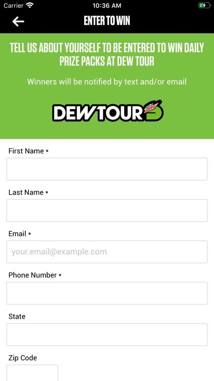 Dew Tour Contest Series