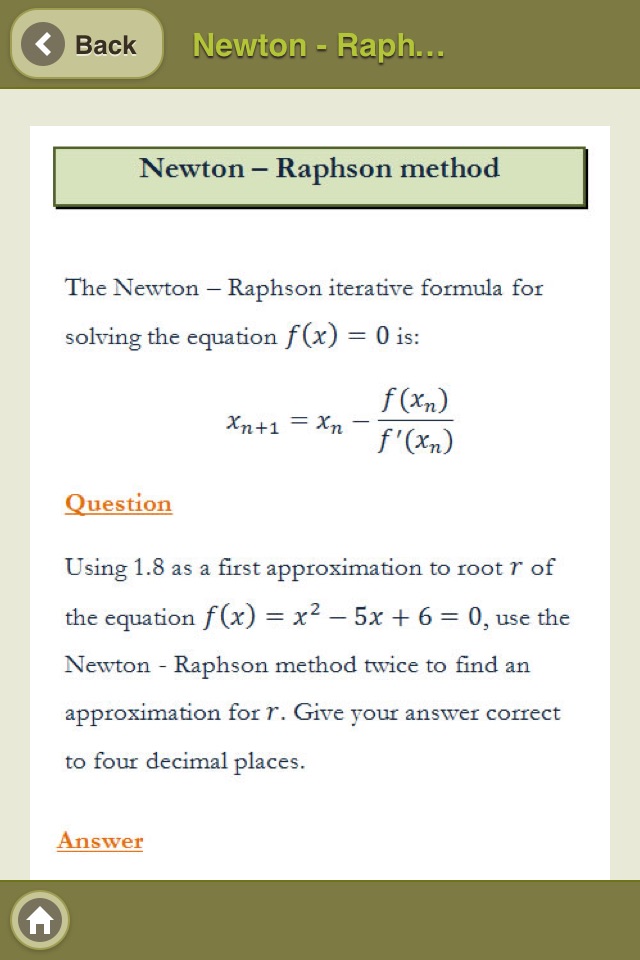 A Level Maths screenshot 3