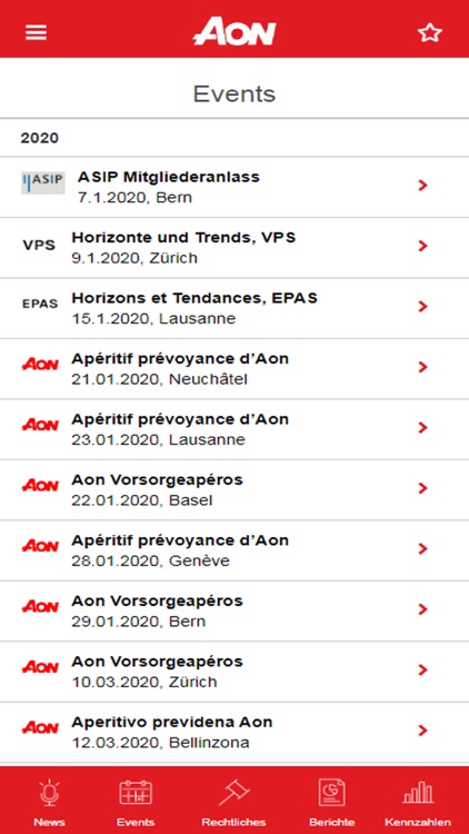 Aon BVG LPP screenshot-3