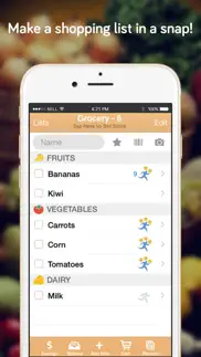 shopper no ads - grocery list iphone screenshot 2