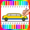 Car Colour Drawing Book