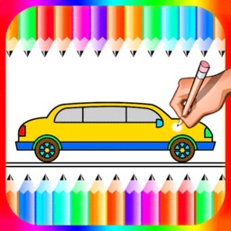 Car Colour Drawing Book