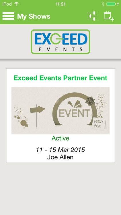 Exceed Events Mobile