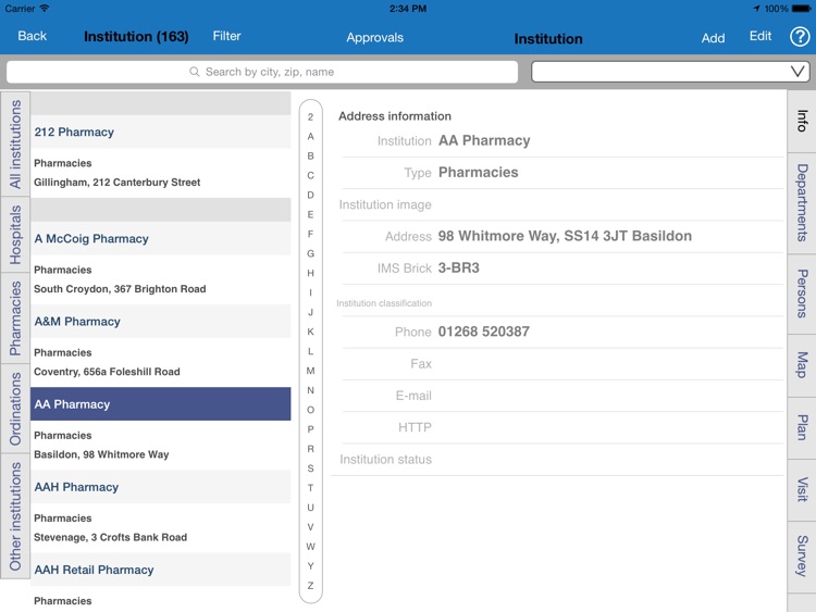 SalesVision Pharma CRM Flat