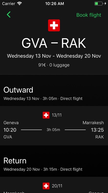 TripAway, Flights Calendar screenshot-6