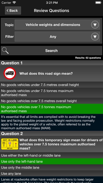 LGV Theory Test UK - Lorry screenshot-5