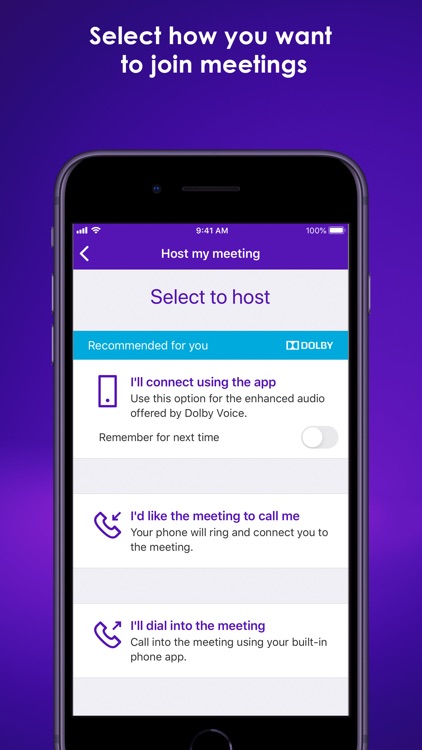 BT MeetMe with Dolby Voice