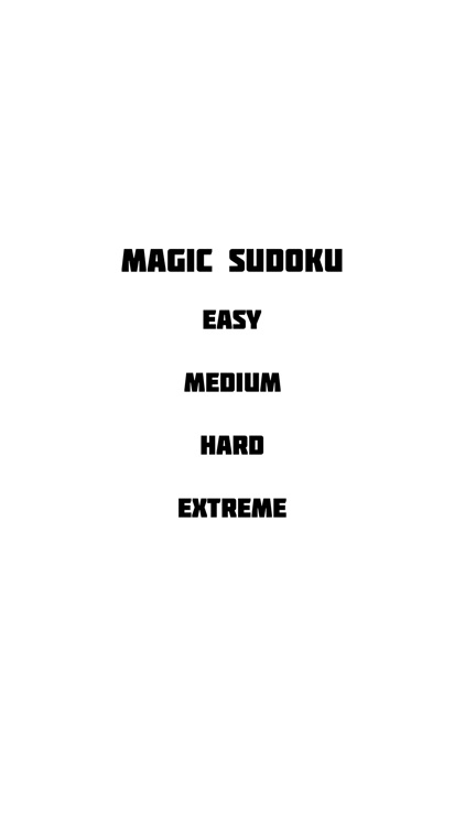 Magic-Sudoku