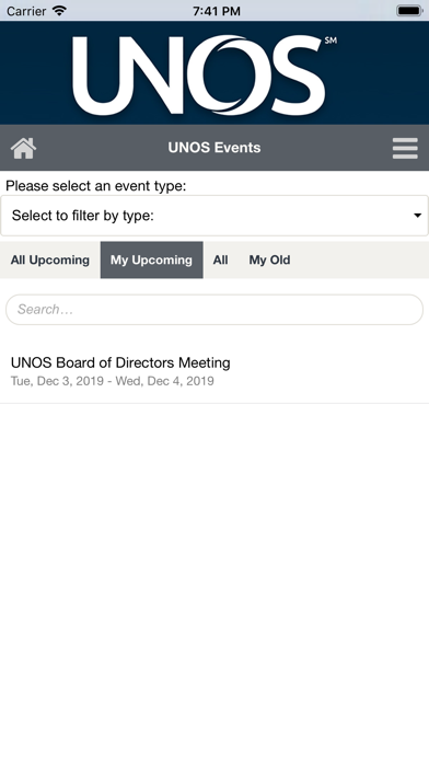 UNOS EVENTS screenshot 3