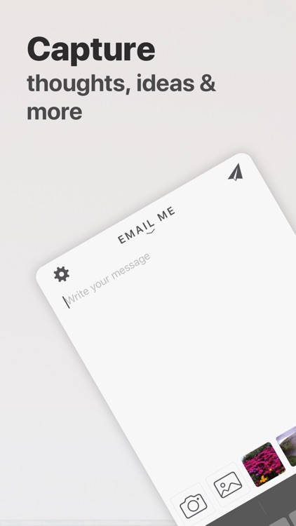 Email Me - Notes in your inbox