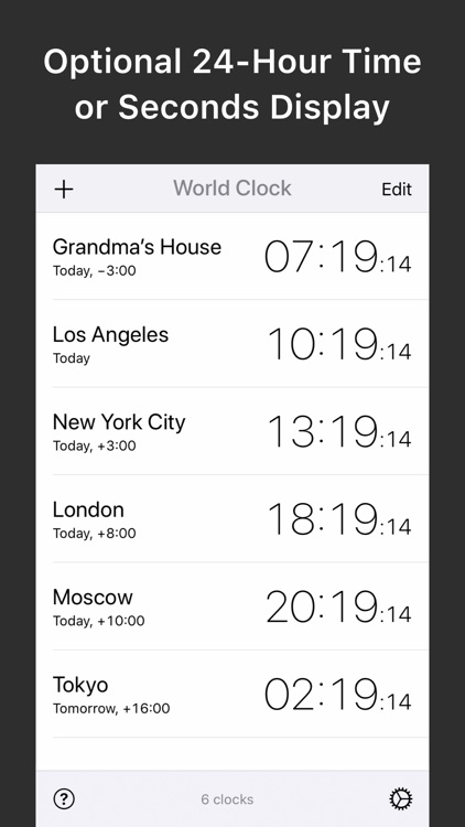 World Clock — Time Zone Widget screenshot-3