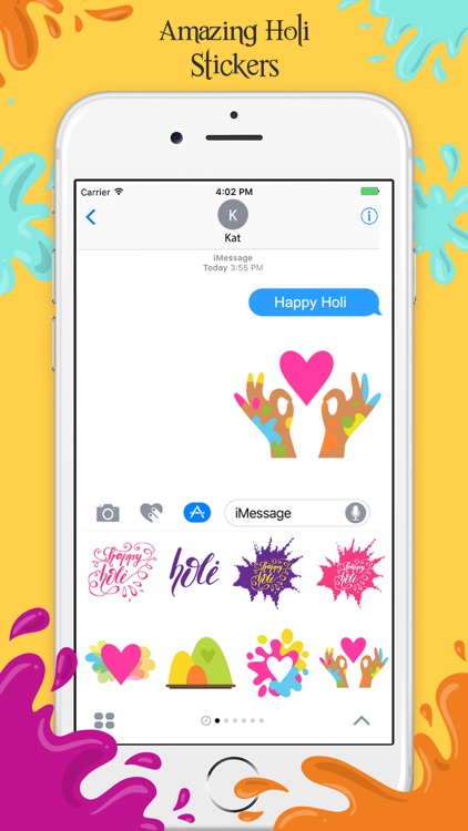 Holi Stickers - Dhuleti Emojis screenshot-4