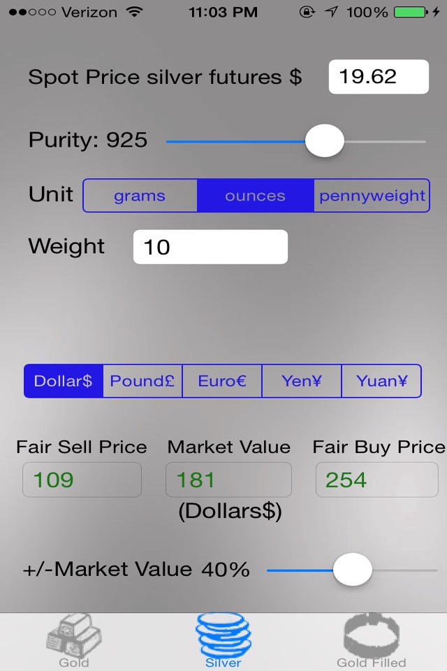 Gold Silver Pricer screenshot 3