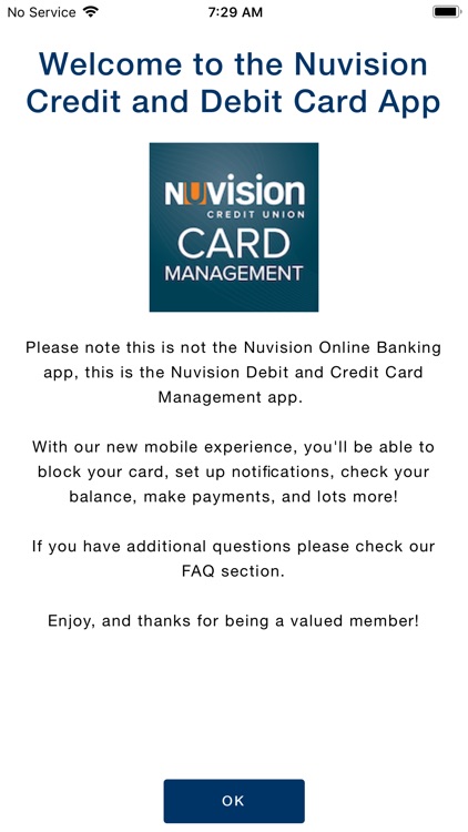 Nuvision Card Management