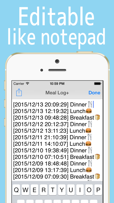 Meal Log Pro Screenshot 5