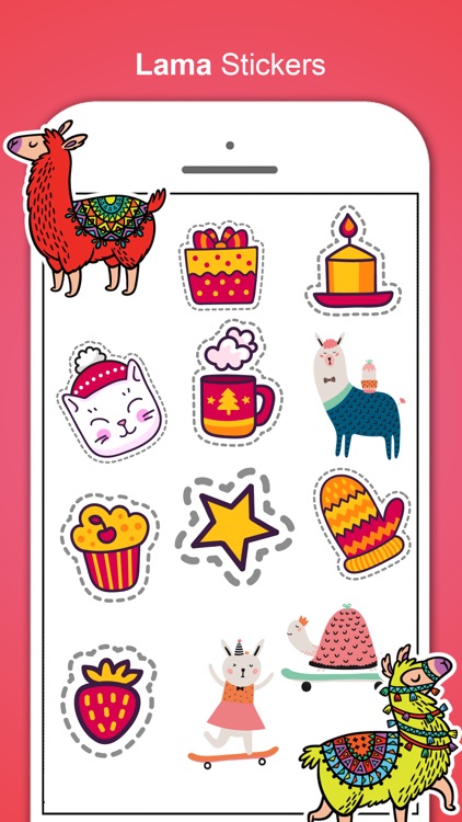 Llama Love Stickers
