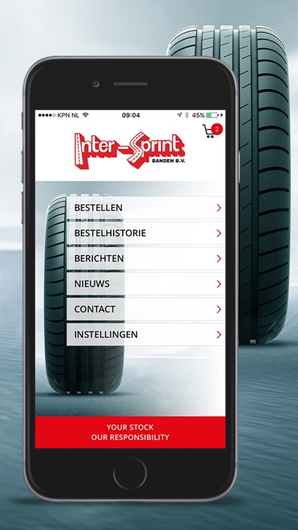 Inter-Sprint Tyre Order App