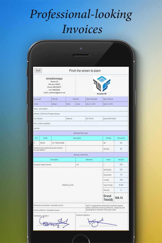 Invoices & Estimates screenshot 4