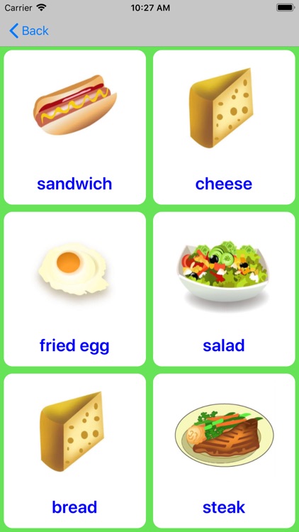 Foods in English