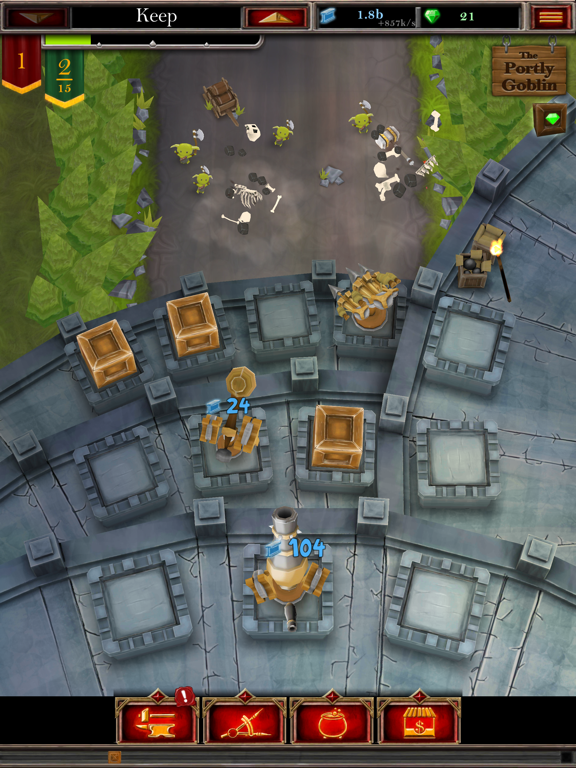 Castle Fusion Idle Clicker на iPad