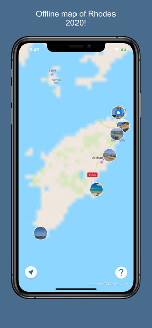 Rhodes 2017 — offline map(圖1)-速報App