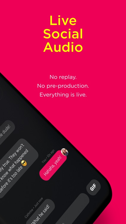 Popout-live social audio app