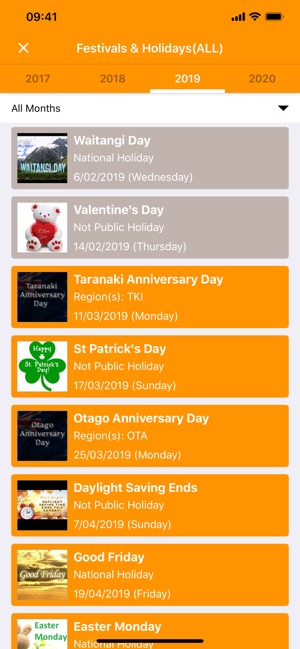 Calendar2U: NZ Calendar(圖3)-速報App