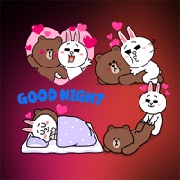 Brown & Cony's Love Stickers apk