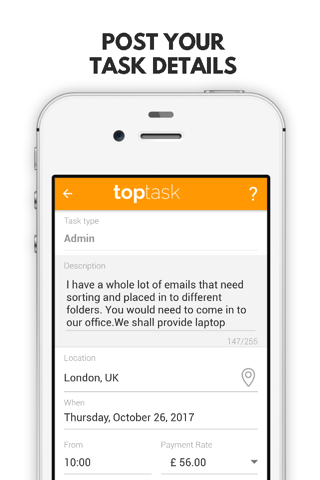 Toptask | Tasks made easy. screenshot 2