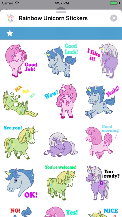 Rainbow Unicorn Stickers screenshot-4