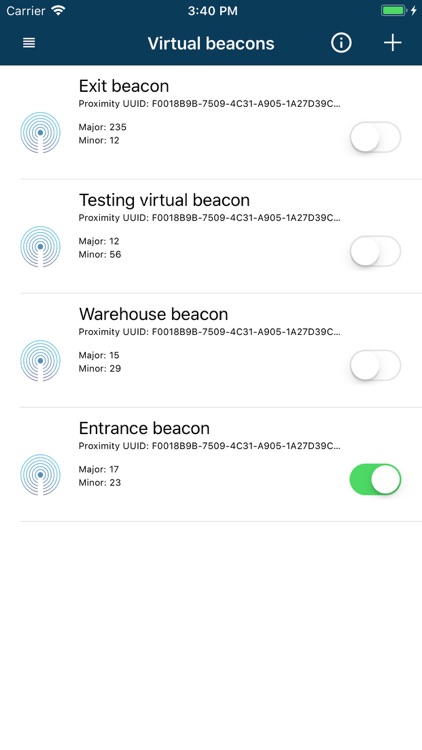 Beacon Manager App