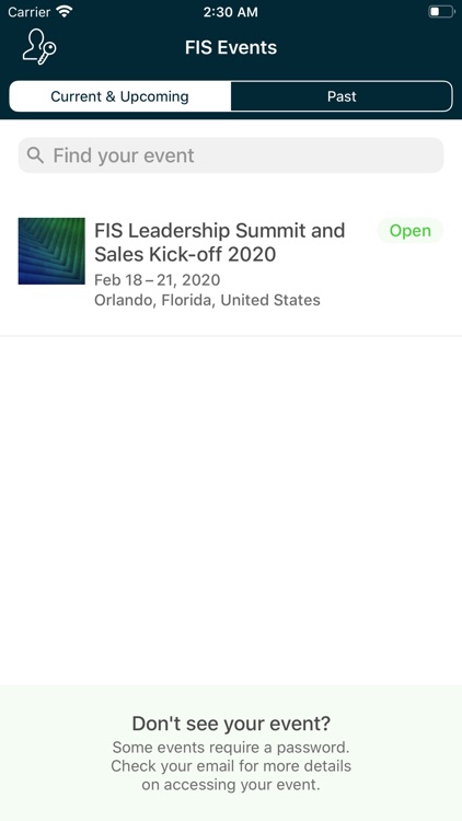 FIS Events App