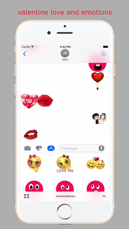 Valentine Sticker for iMessage