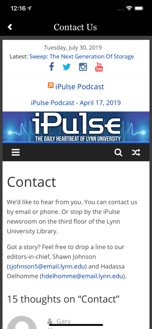 Lynn University iPulse(圖2)-速報App