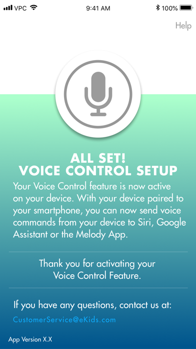 Voice Control Set Up screenshot 4