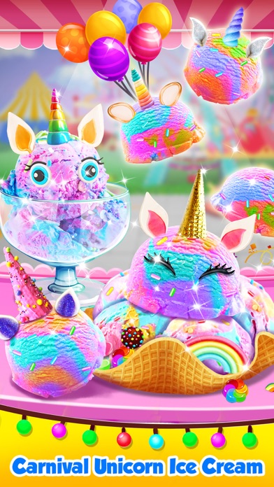 How to cancel & delete Carnival Unicorn Ice Cream from iphone & ipad 1