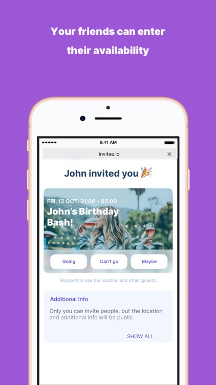Invitee.io screenshot-3