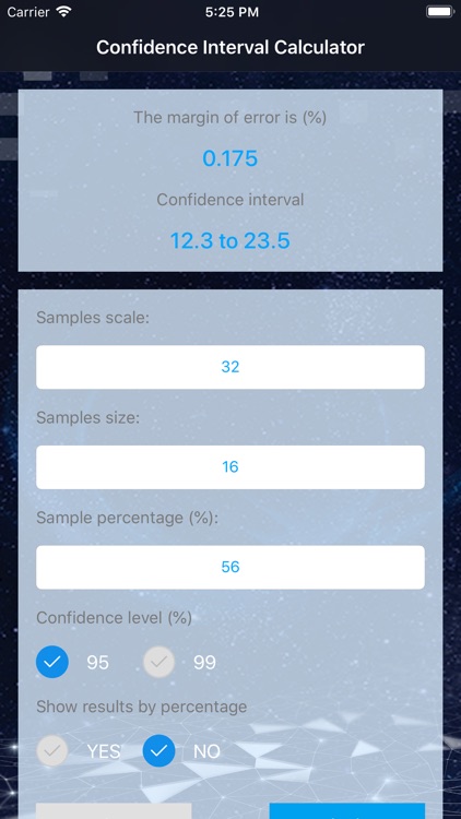 Confidence Interval Calculate