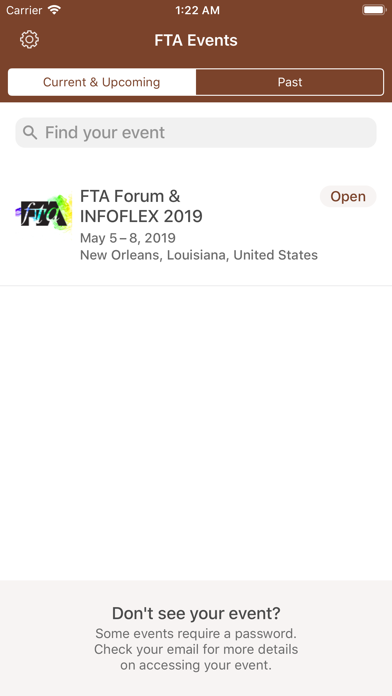 FTA Events screenshot 2