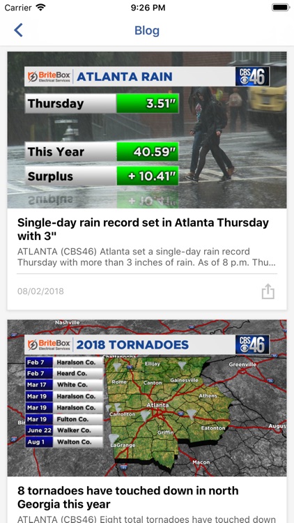 Atlanta Weather - CBS46 WGCL