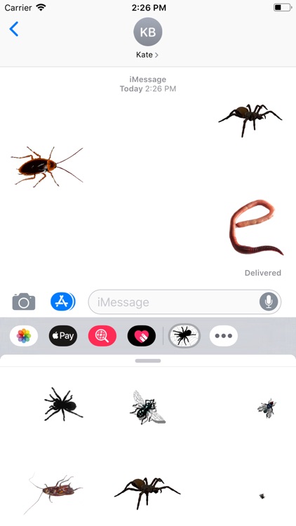 Animated Insects Sticker App