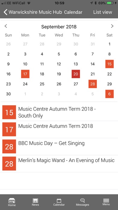 Warwickshire Music screenshot 2