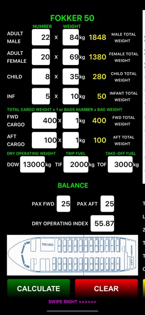 FOKKER-50 Weight and Balance(圖2)-速報App