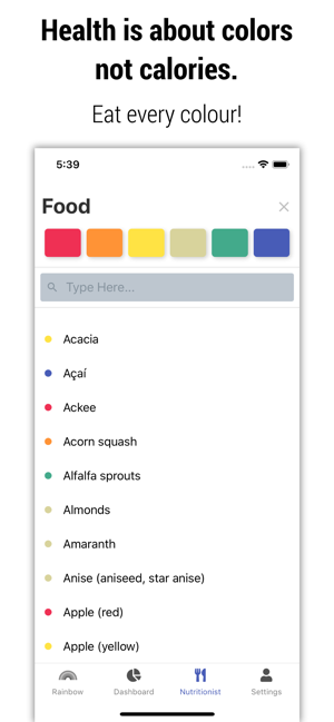 Eat the Rainbow Food Journal(圖3)-速報App
