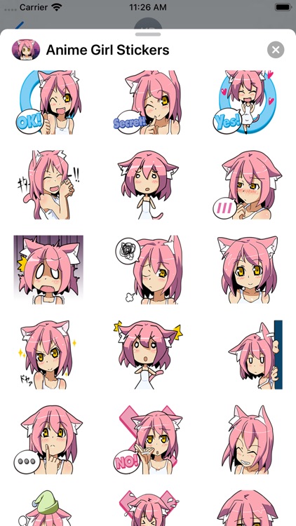 Anime Girl Sticker