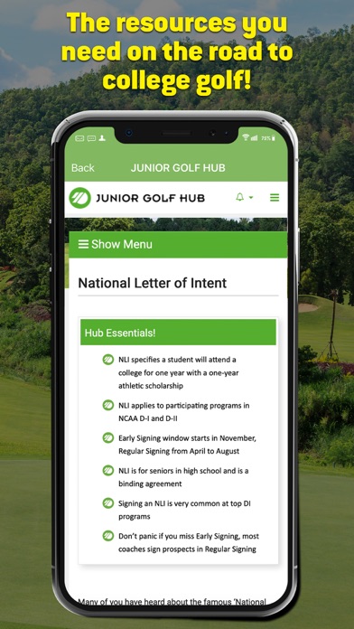 Junior Golf Hub screenshot 2